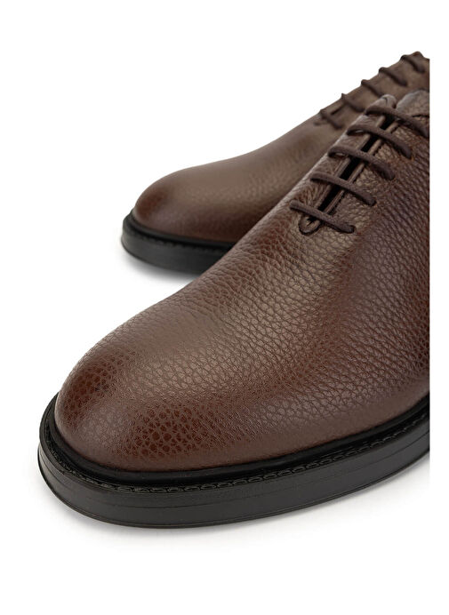 Tamer Tanca Erkek Hakiki Deri Taba Klasik Ayakkabı - Görsel 4