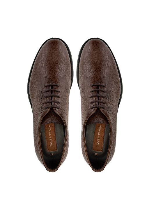 Tamer Tanca Erkek Hakiki Deri Taba Klasik Ayakkabı - Görsel 6