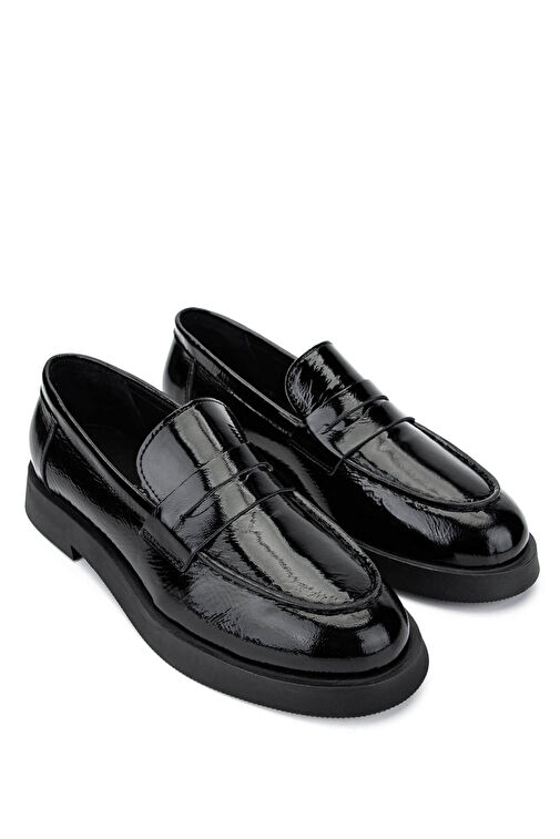 Tamer Tanca Vizon Kadın Rugan Loafer 1059 0930-1650 BN AYK SK24-25 - Görsel 3