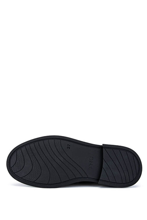 Tamer Tanca Kadın Hakiki Deri Vizon Rugan Loafer Ayakkabı - Görsel 4