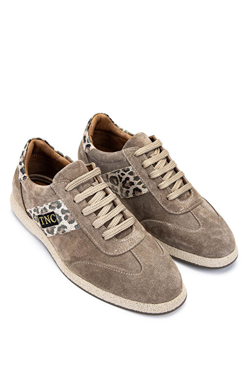 Tamer Tanca Kadın Hakiki Deri Bej Sneakers & Spor Ayakkabı - Görsel 3