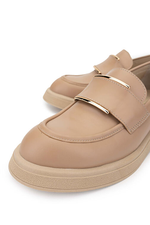 Tamer Tanca Siyah Kadın Deri Loafer 1066 2305 BN AYK SK24-25 - Görsel 4