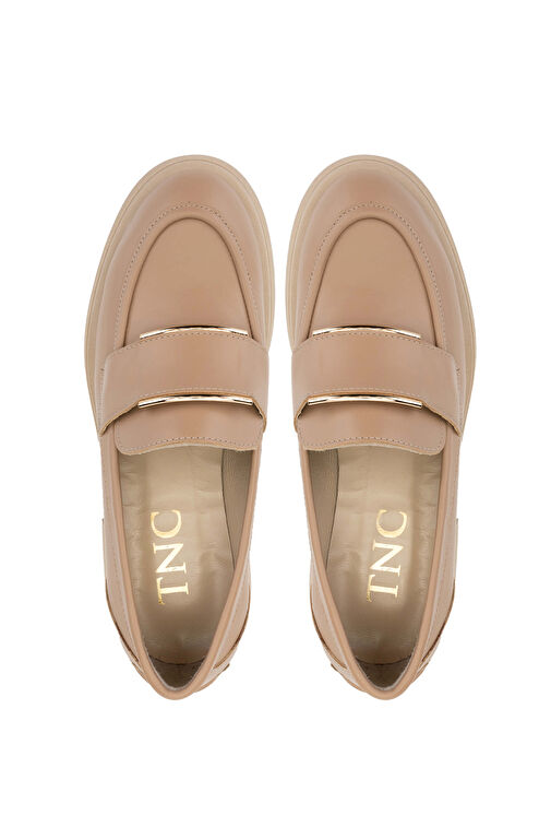 Tamer Tanca Siyah Kadın Deri Loafer 1066 2305 BN AYK SK24-25 - Görsel 6