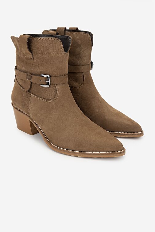 Valmenti Kadın . Taba Topuklu Bot - Görsel 3