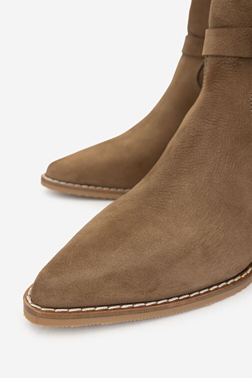 Valmenti Kadın . Taba Topuklu Bot - Görsel 4