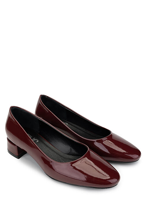 Tamer Tanca Siyah Kadın Rugan Topuklu Ayakkabı 1073 118 BN AYK SK24-25 - Görsel 3