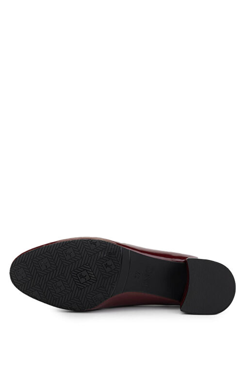 Tamer Tanca Siyah Kadın Rugan Topuklu Ayakkabı 1073 118 BN AYK SK24-25 - Görsel 5