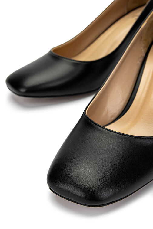 Tamer Tanca Siyah Kadın Topuklu Ayakkabı 1073 25 BN AYK SK24-25 - Görsel 5