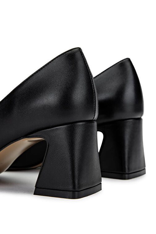 Tamer Tanca Siyah Kadın Topuklu Ayakkabı 1073 25 BN AYK SK24-25 - Görsel 6