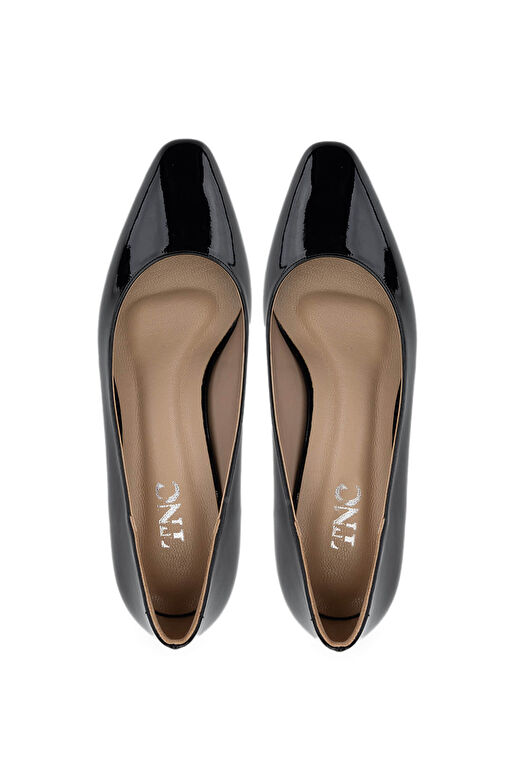 Tamer Tanca Lacivert Kadın Rugan Topuklu Ayakkabı 1073 01 BN AYK SK24-25 - Görsel 6