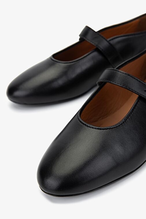 Valmenti Kadın . Siyah Babet Ayakkabı - Görsel 4