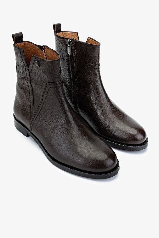 Valmenti Kadın . Kahverengi Casual Bot - Görsel 3