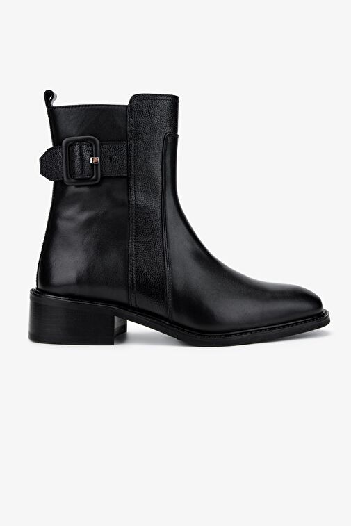 Valmenti Kadın . Siyah Deri Casual Bot - Görsel 2