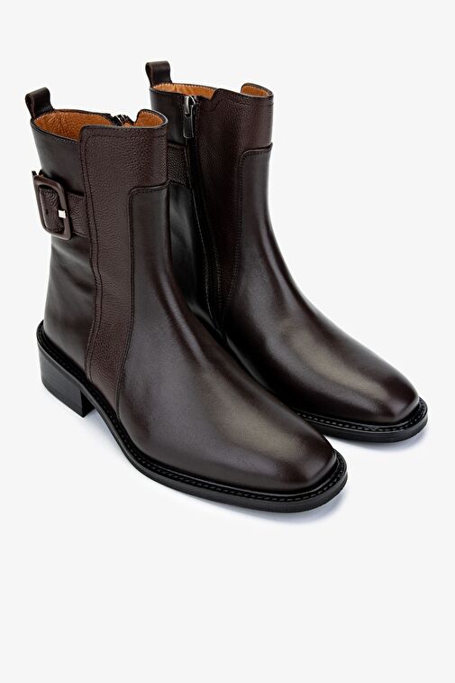 Valmenti Kadın Kahverengi Casual Bot - Görsel 3