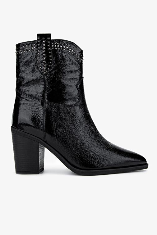 Valmenti Kadın Siyah Topuklu Bot - Görsel 2