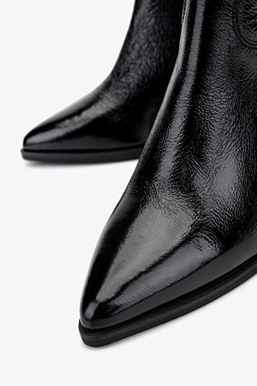 Valmenti Kadın Siyah Topuklu Bot - Görsel 4