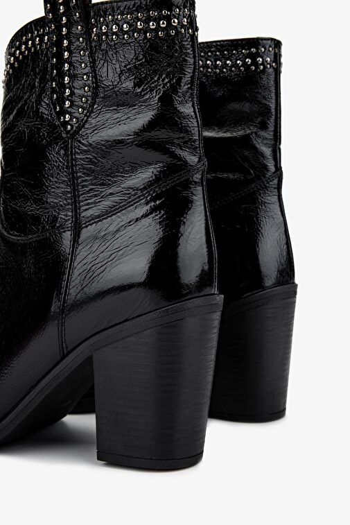 Valmenti Kadın Siyah Topuklu Bot - Görsel 5