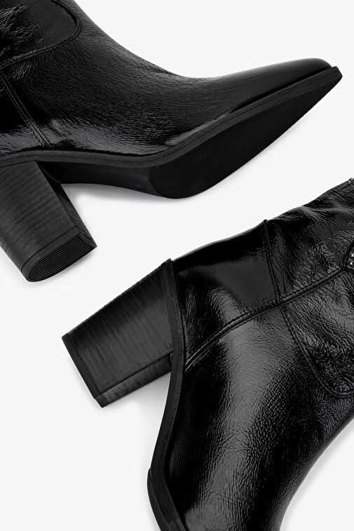 Valmenti Kadın Siyah Topuklu Bot - Görsel 6