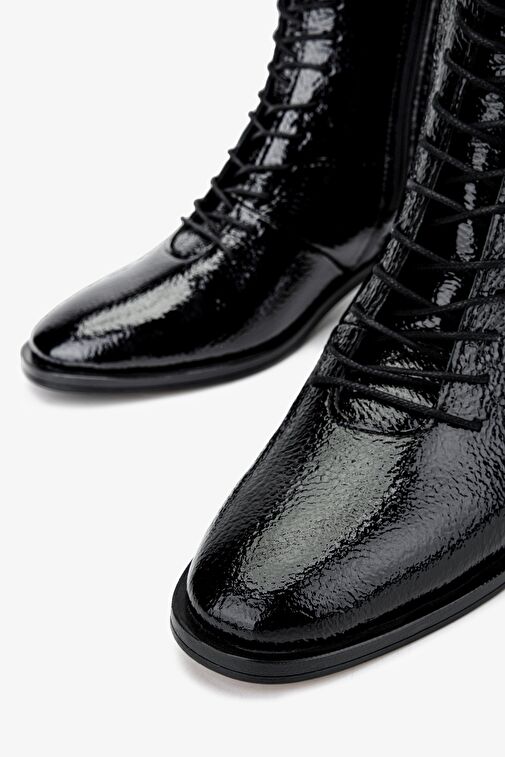 Valmenti Kadın . Siyah Topuklu Bot - Görsel 4