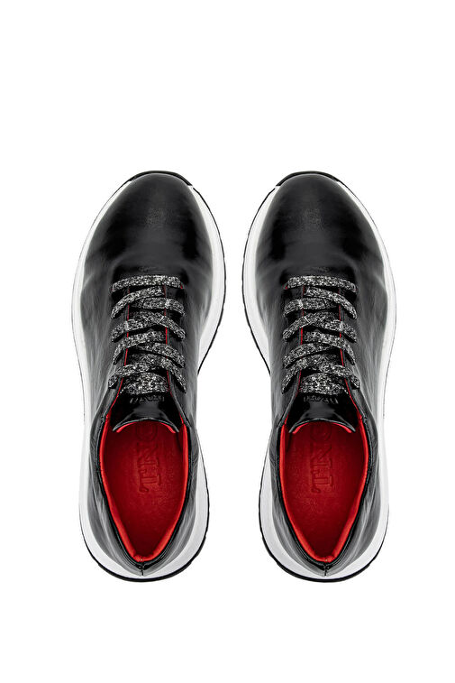 Tamer Tanca Altın Kadın Rugan Sneaker 1071 I900 BN AYK SK24-25 - Görsel 6