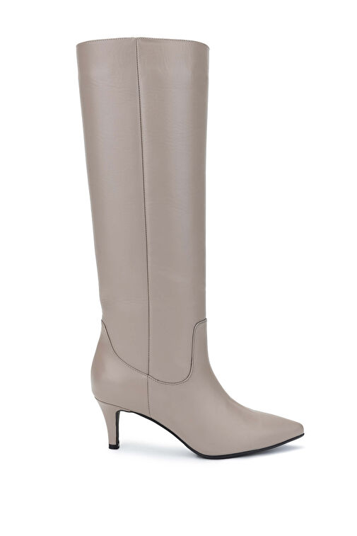 Tamer Tanca Kadın Hakiki Deri Vizon Topuklu Çizme - Görsel 2