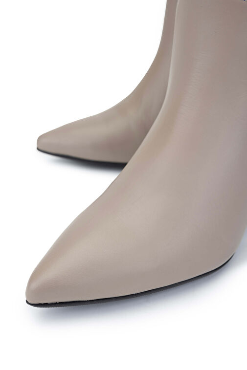 Tamer Tanca Kadın Hakiki Deri Vizon Topuklu Çizme - Görsel 4