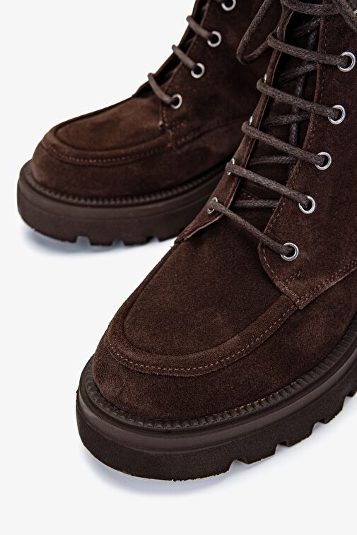 Valmenti Kadın Kahverengi Süet Casual Bot - Görsel 4
