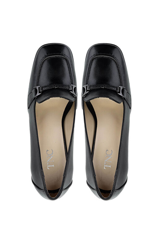 Tamer Tanca Kahverengi Kadın Deri Topuklu Ayakkabı 1078 25074 BN AYK SK24-25 - Görsel 6