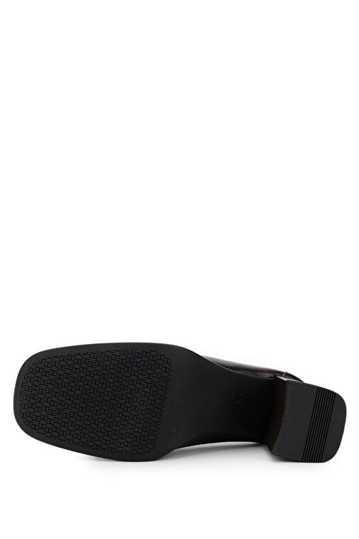 Tamer Tanca Kadın Hakiki Deri Kahverengi Topuklu Ayakkabı - Görsel 5