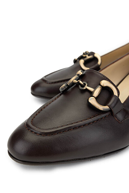 Tamer Tanca Siyah Kadın Deri Topuklu Ayakkabı 1078 8500 BN AYK SK24-25 - Görsel 4