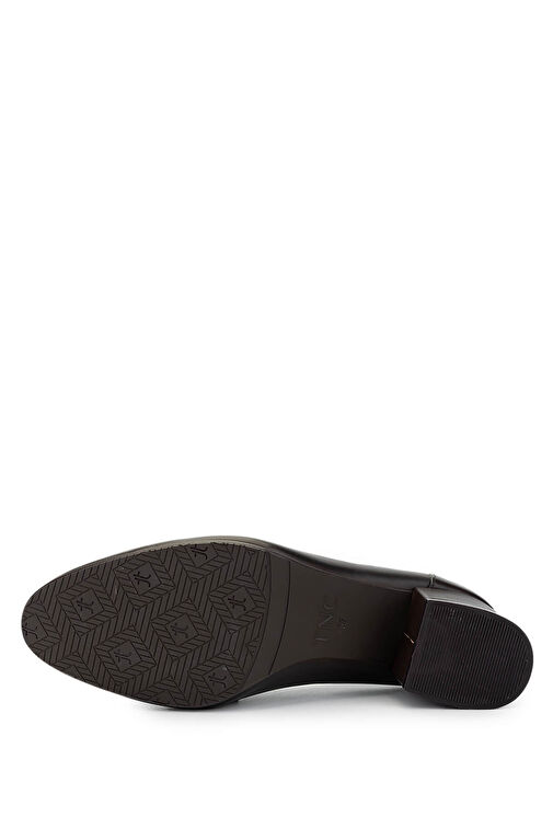 Tamer Tanca Siyah Kadın Deri Topuklu Ayakkabı 1078 8500 BN AYK SK24-25 - Görsel 5