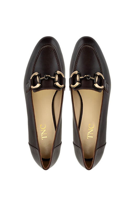 Tamer Tanca Siyah Kadın Deri Topuklu Ayakkabı 1078 8500 BN AYK SK24-25 - Görsel 6