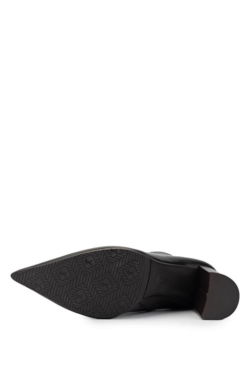 Tamer Tanca Kadın Hakiki Deri Kahverengi Topuklu Bot - Görsel 6