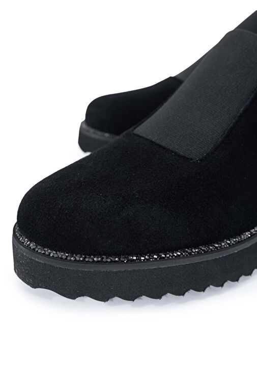 Tamer Tanca Siyah Kadın Deri Günlük Ayakkabı 775 387-8592 BN AYK SK24-25 - Görsel 4