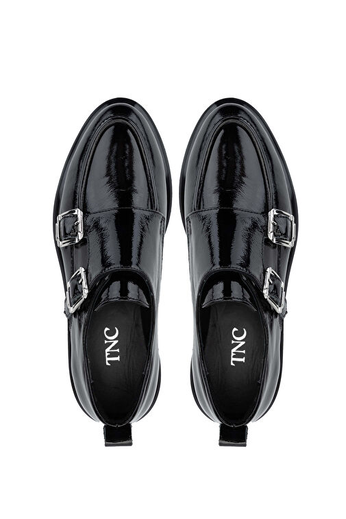 Tamer Tanca Siyah Kadın Rugan Günlük Ayakkabı 775 4154 BN AYK SK24-25 - Görsel 6