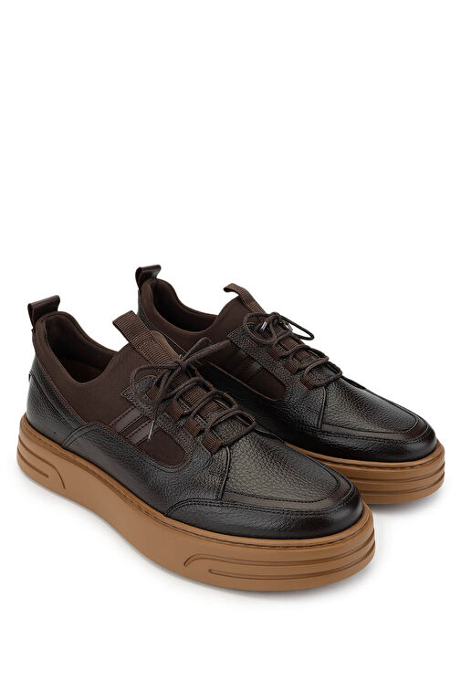 Tamer Tanca Siyah Erkek Deri Günlük Ayakkabı 537 3479 ERK AYK SK24-25 - Görsel 3