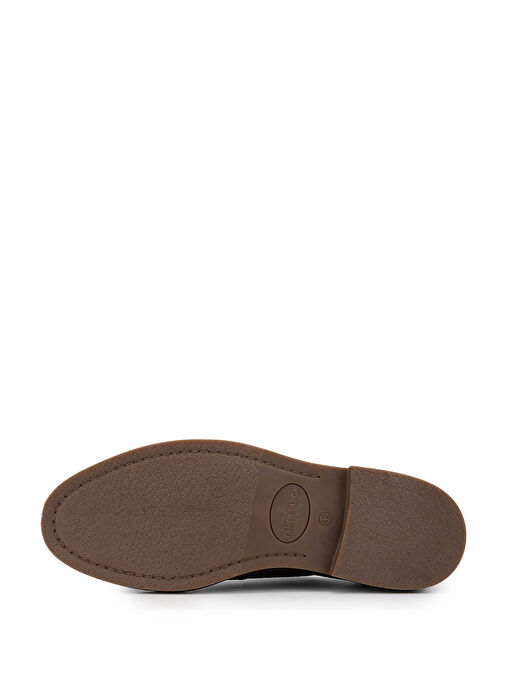 Tamer Tanca Erkek Hakiki Deri Tütün Süet Casual Ayakkabı - Görsel 5