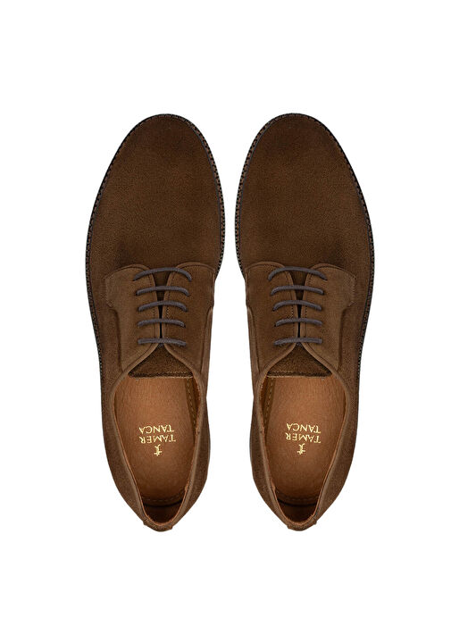 Tamer Tanca Erkek Hakiki Deri Tütün Süet Casual Ayakkabı - Görsel 6