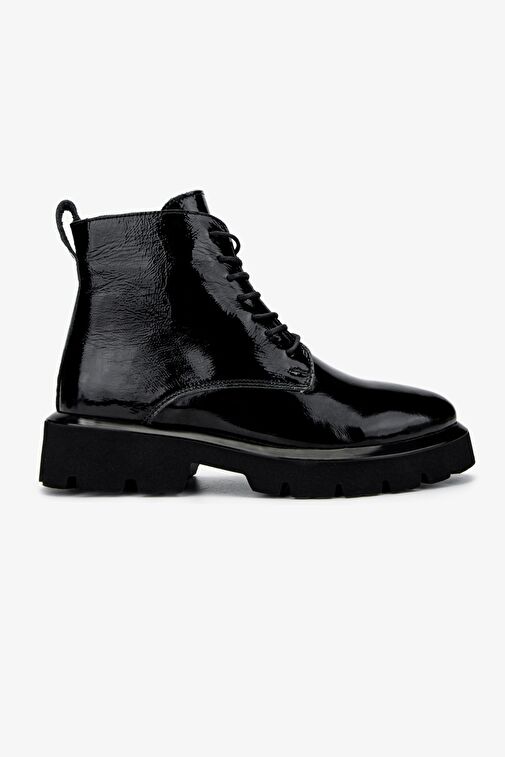 Valmenti Kadın Siyah Rugan Casual Bot - Görsel 2