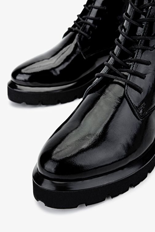 Valmenti Kadın Siyah Rugan Casual Bot - Görsel 4