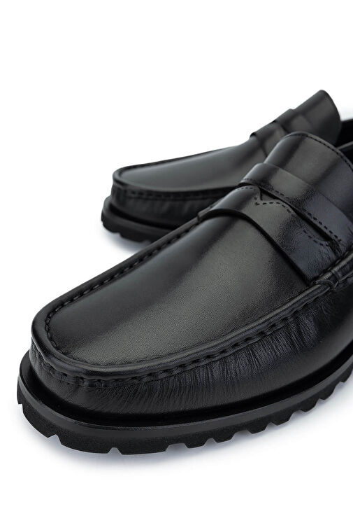 Tamer Tanca Kahverengi Erkek Deri Loafer 1008 3382 ERK AYK SK24-25 - Görsel 4