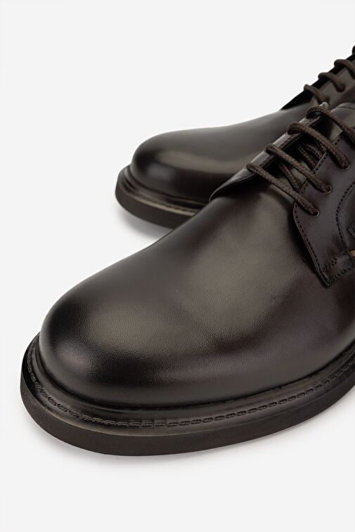 Valmenti Siyah Erkek Deri Klasik Ayakkabı 987 144 ERK AYK SK24-25 - Görsel 4