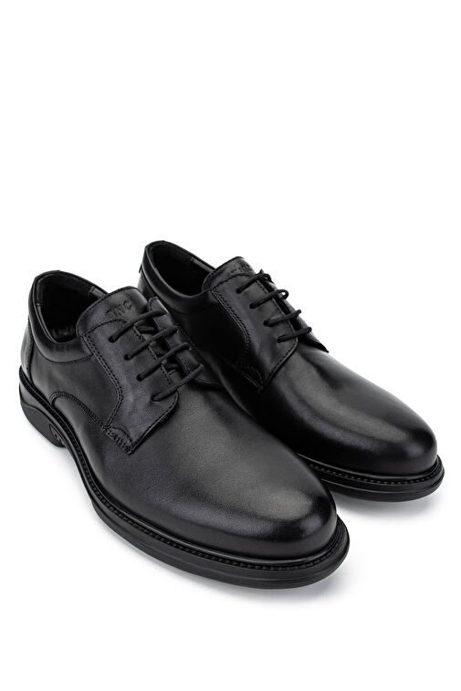 Tamer Tanca Siyah Erkek Deri Klasik Ayakkabı 298 2319-2087 ERK AYK SK24-25 - Görsel 3