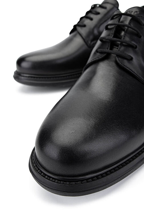 Tamer Tanca Siyah Erkek Deri Klasik Ayakkabı 298 2319-2087 ERK AYK SK24-25 - Görsel 5