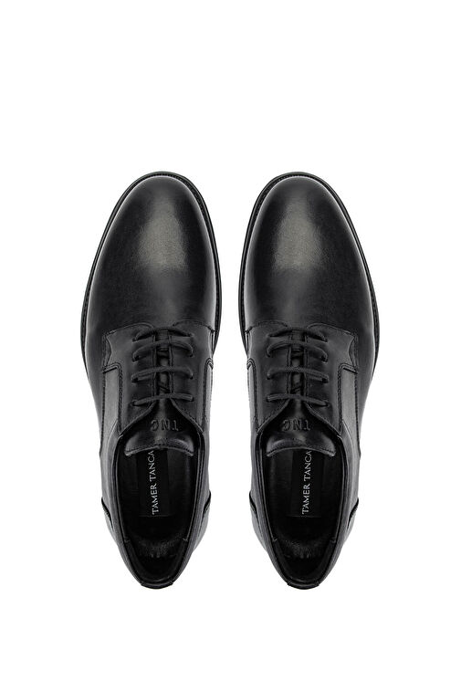 Tamer Tanca Siyah Erkek Deri Klasik Ayakkabı 298 2319-2087 ERK AYK SK24-25 - Görsel 6