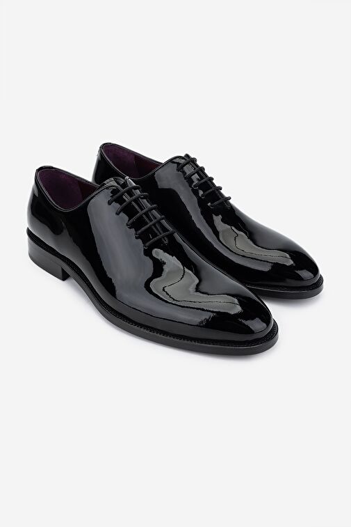 Valmenti Siyah Erkek Rugan Klasik Ayakkabı 756 5003 ERK AYK SK24-25 - Görsel 3