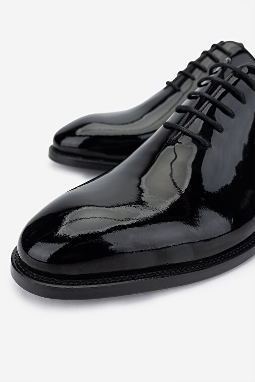 Valmenti Siyah Erkek Rugan Klasik Ayakkabı 756 5003 ERK AYK SK24-25 - Görsel 4