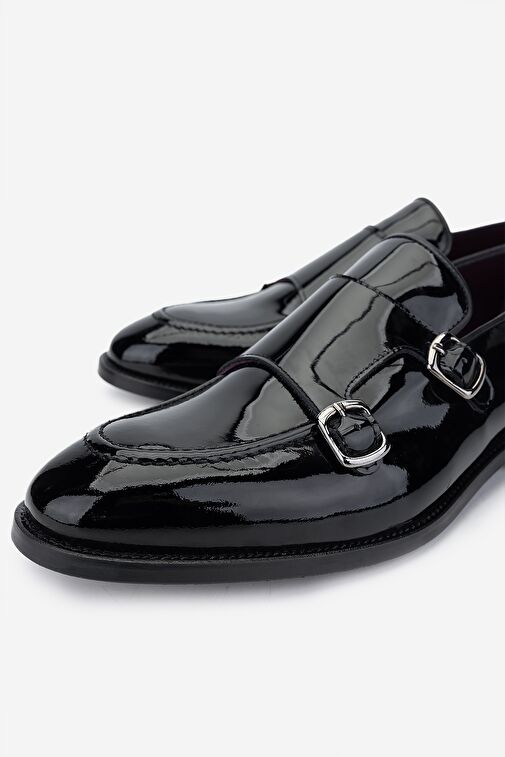 Valmenti Siyah Erkek Rugan Klasik Ayakkabı 756 8060 ERK AYK SK24-25 - Görsel 4