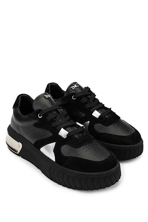 Tamer Tanca Bej Kadın Deri Sneaker 1037 01 BN AYK SK24-25 - Görsel 3