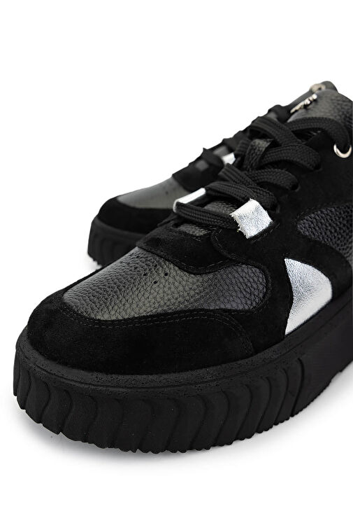 Tamer Tanca Bej Kadın Deri Sneaker 1037 01 BN AYK SK24-25 - Görsel 4